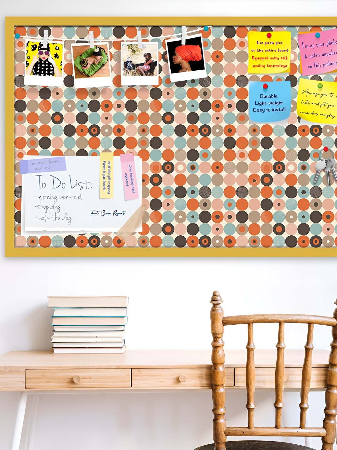 

ArtzFolio Wooden Notice Pin Board, Multi