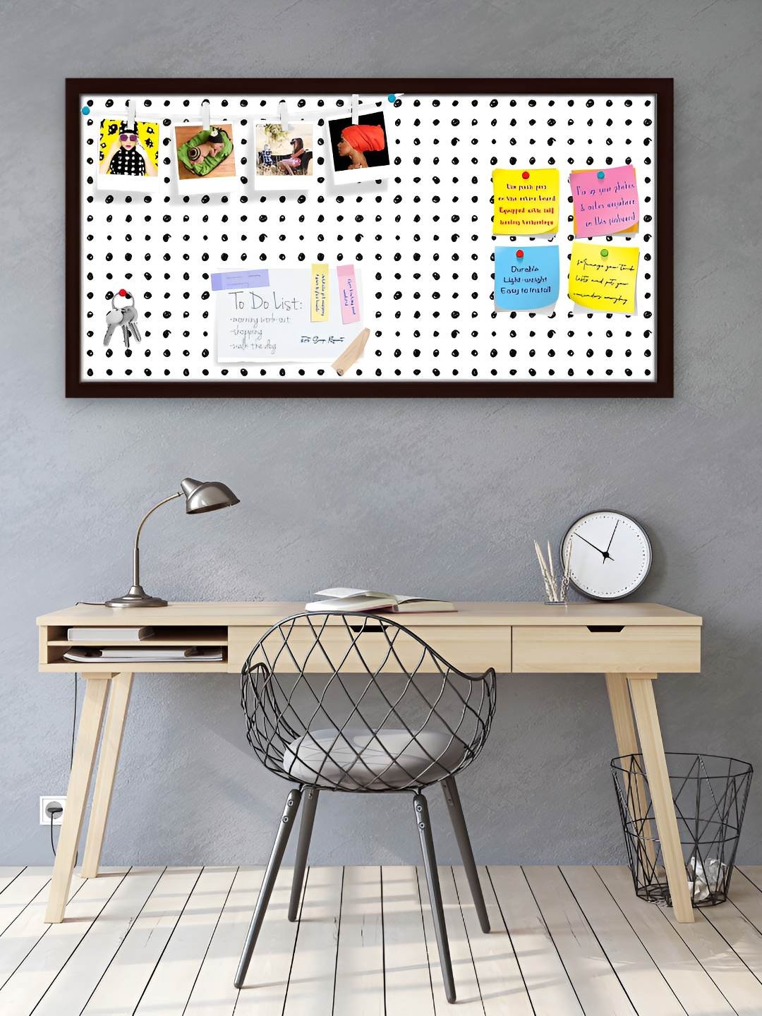 

ArtzFolio Wooden Notice Pin Board, Multi