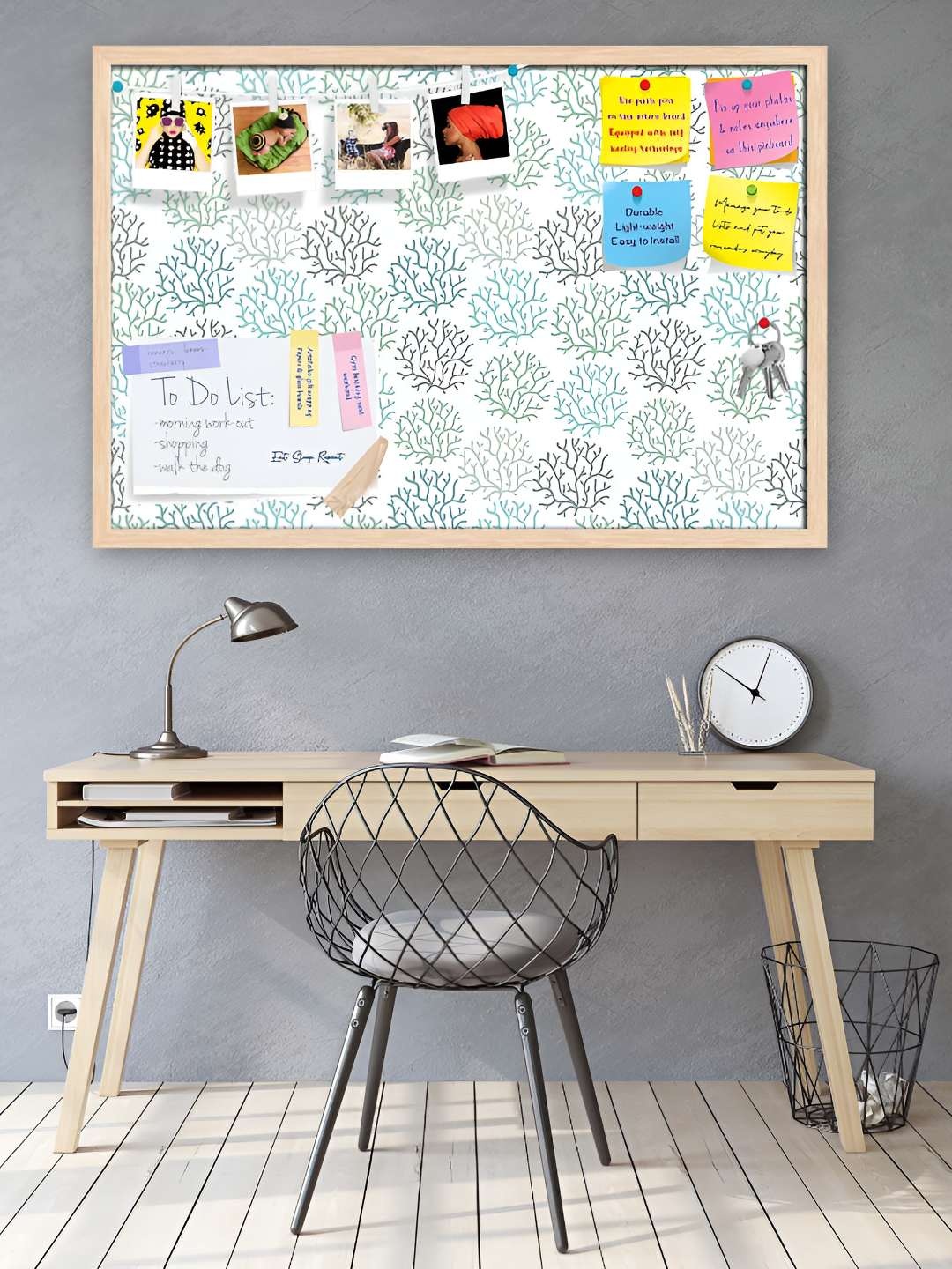 

ArtzFolio Wooden Notice Pin Board, Multi