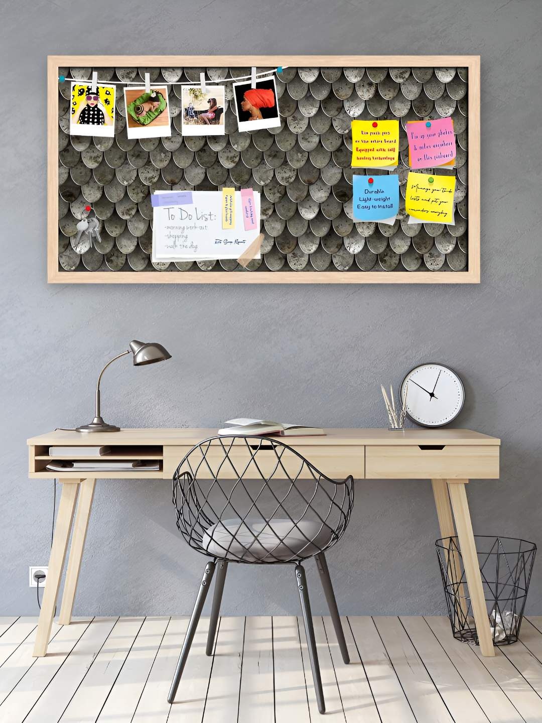 

ArtzFolio Wooden Notice Pin Board, Multi