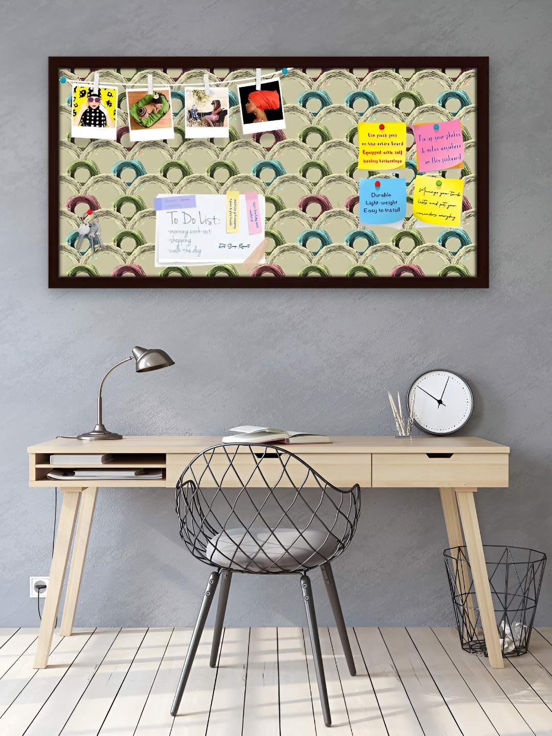 

ArtzFolio Wooden Notice Pin Board, Multi