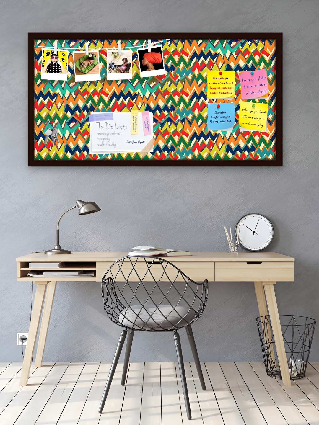 

ArtzFolio Wooden Notice Pin Board, Multi