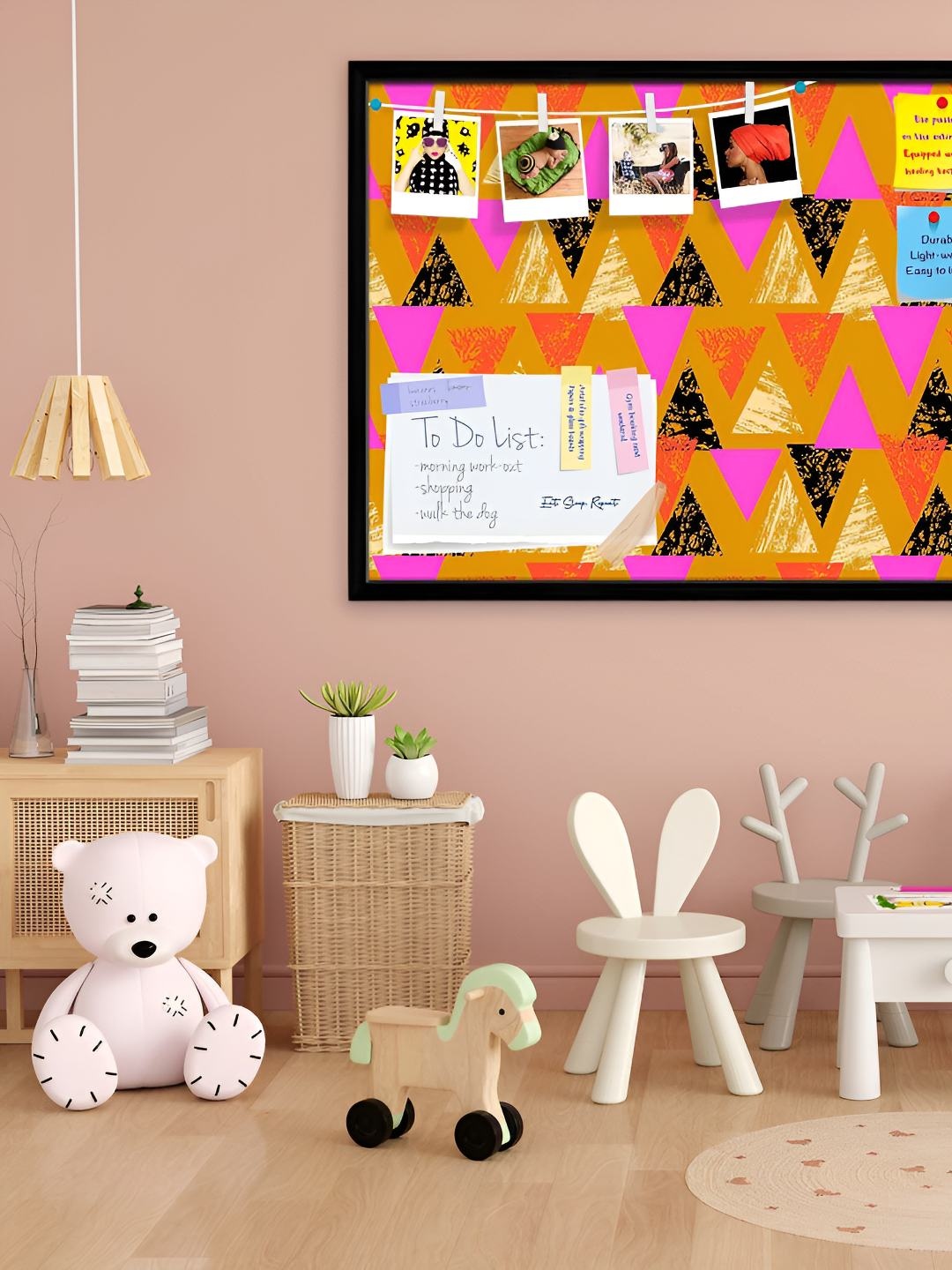 

ArtzFolio Wooden Notice Pin Board, Multi