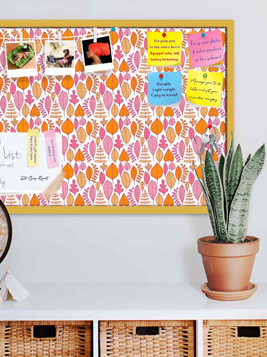 

ArtzFolio Wooden Notice Pin Board, Multi