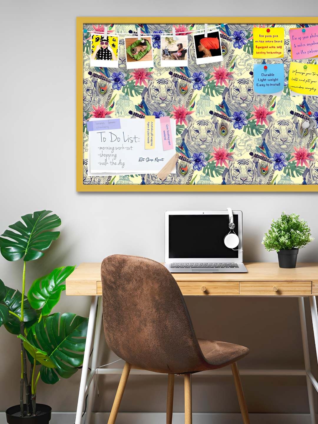 

ArtzFolio Wooden Notice Pin Board, Multi