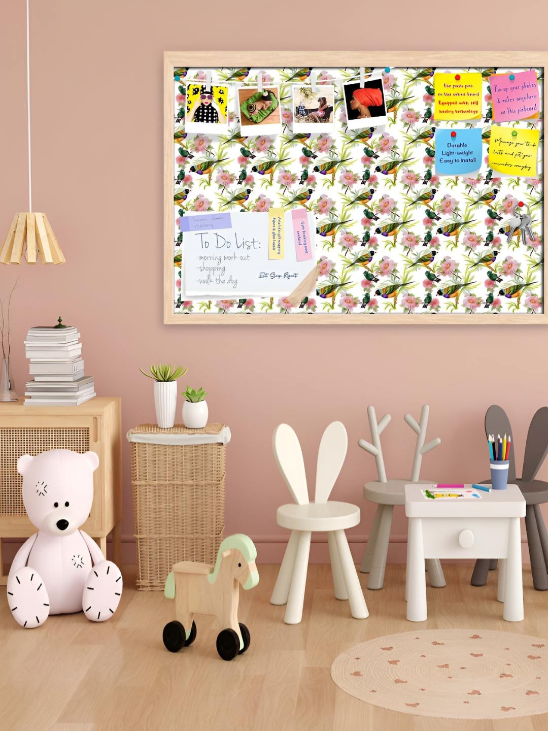 

ArtzFolio Wooden Notice Pin Board, Multi