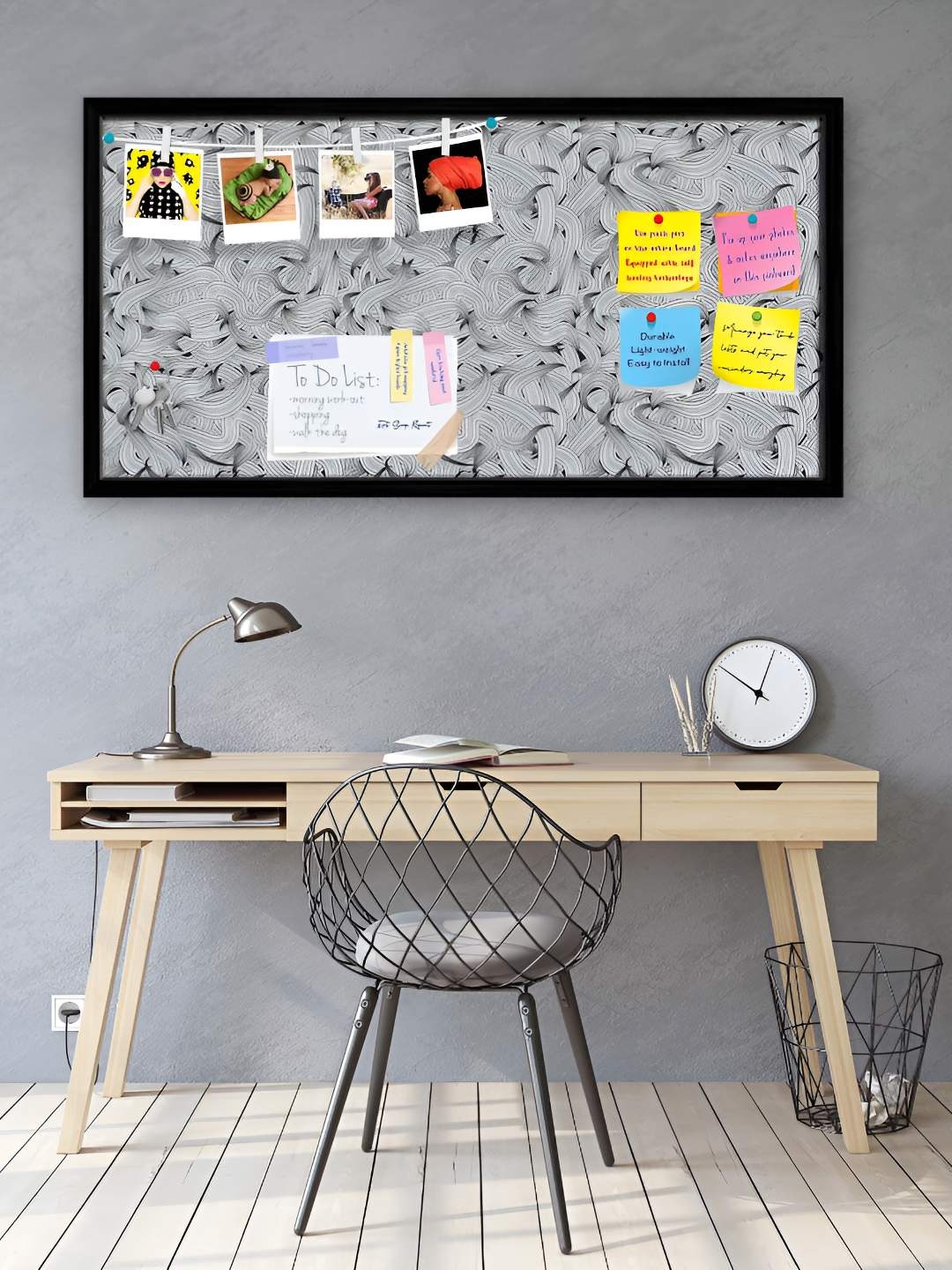 

ArtzFolio Wooden Notice Pin Board, Multi