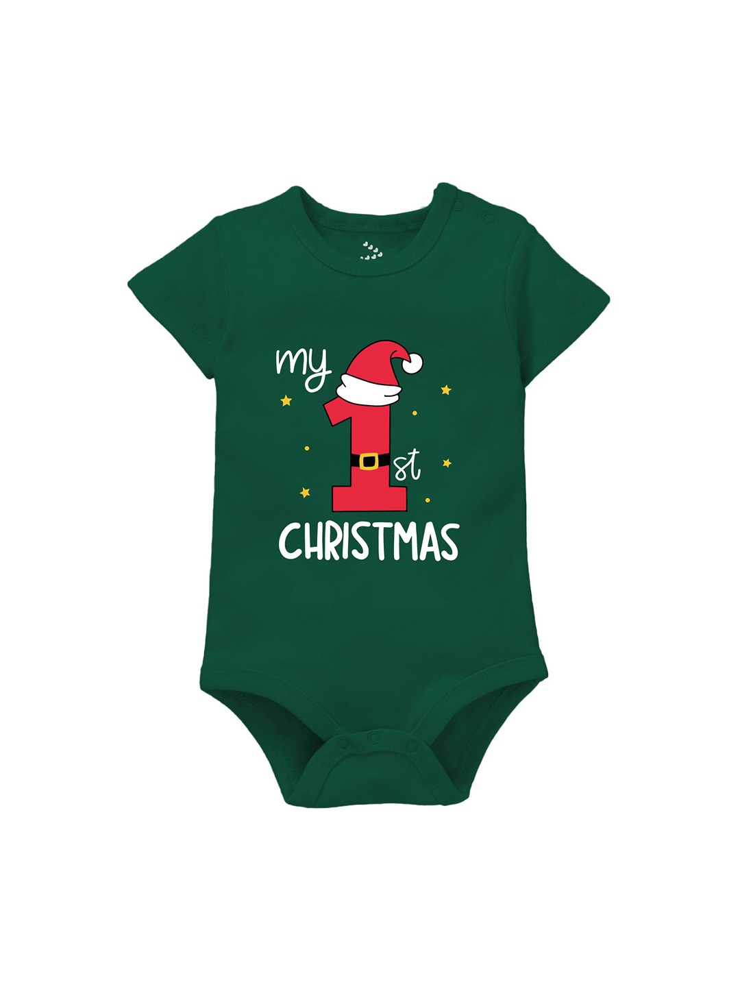 

Zeezeezoo Kids Infants Printed Pure Cotton Bodysuit, Green