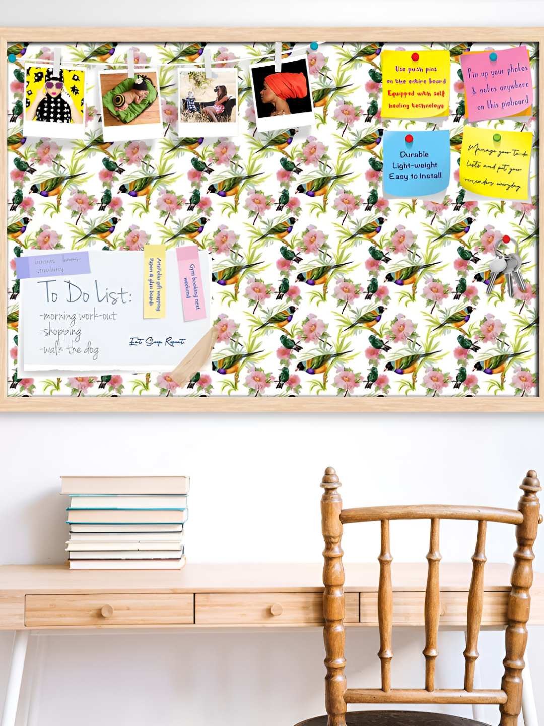 

ArtzFolio Wooden Notice Pin Board, Multi
