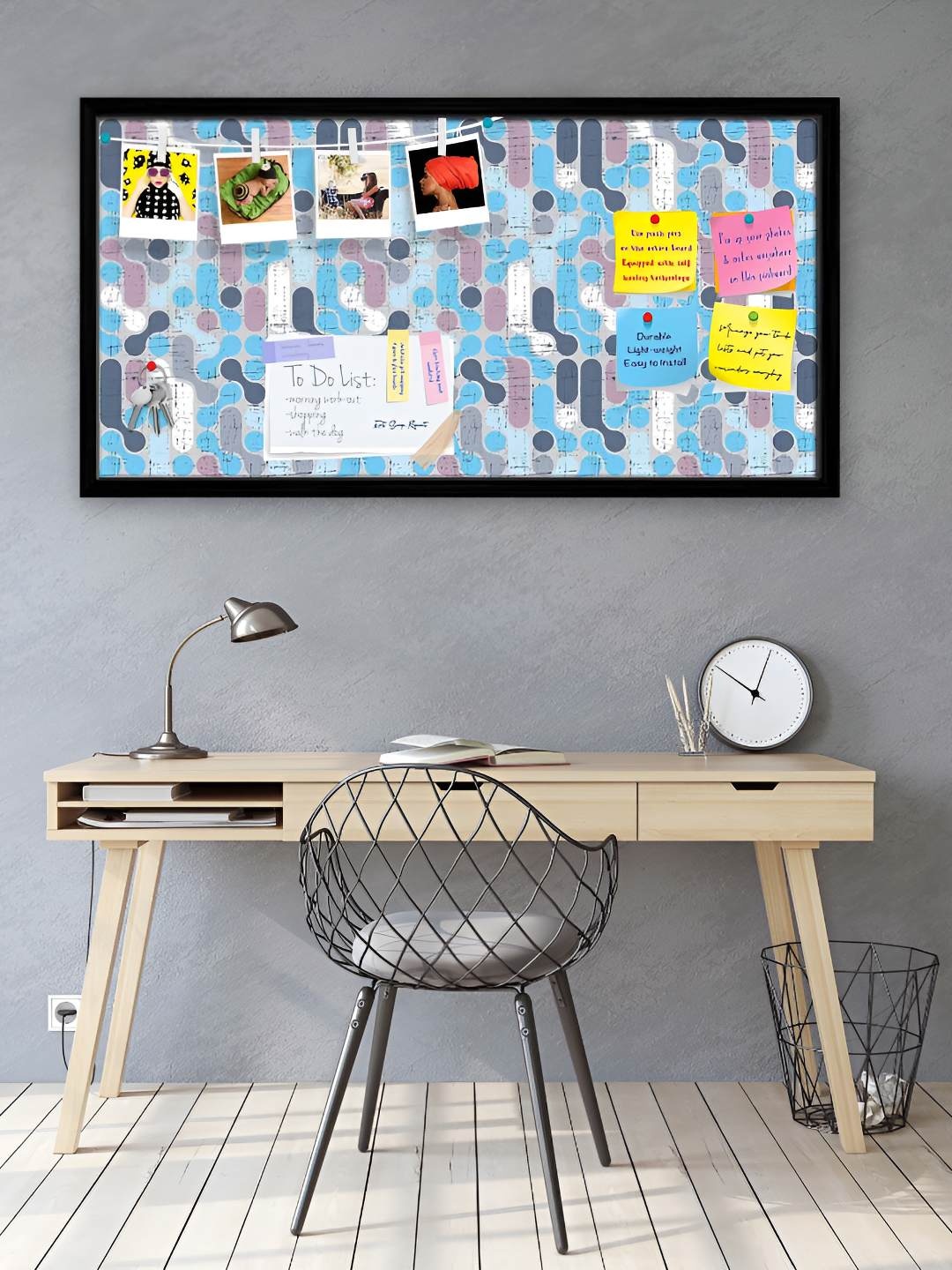 

ArtzFolio Wooden Notice Pin Board, Multi