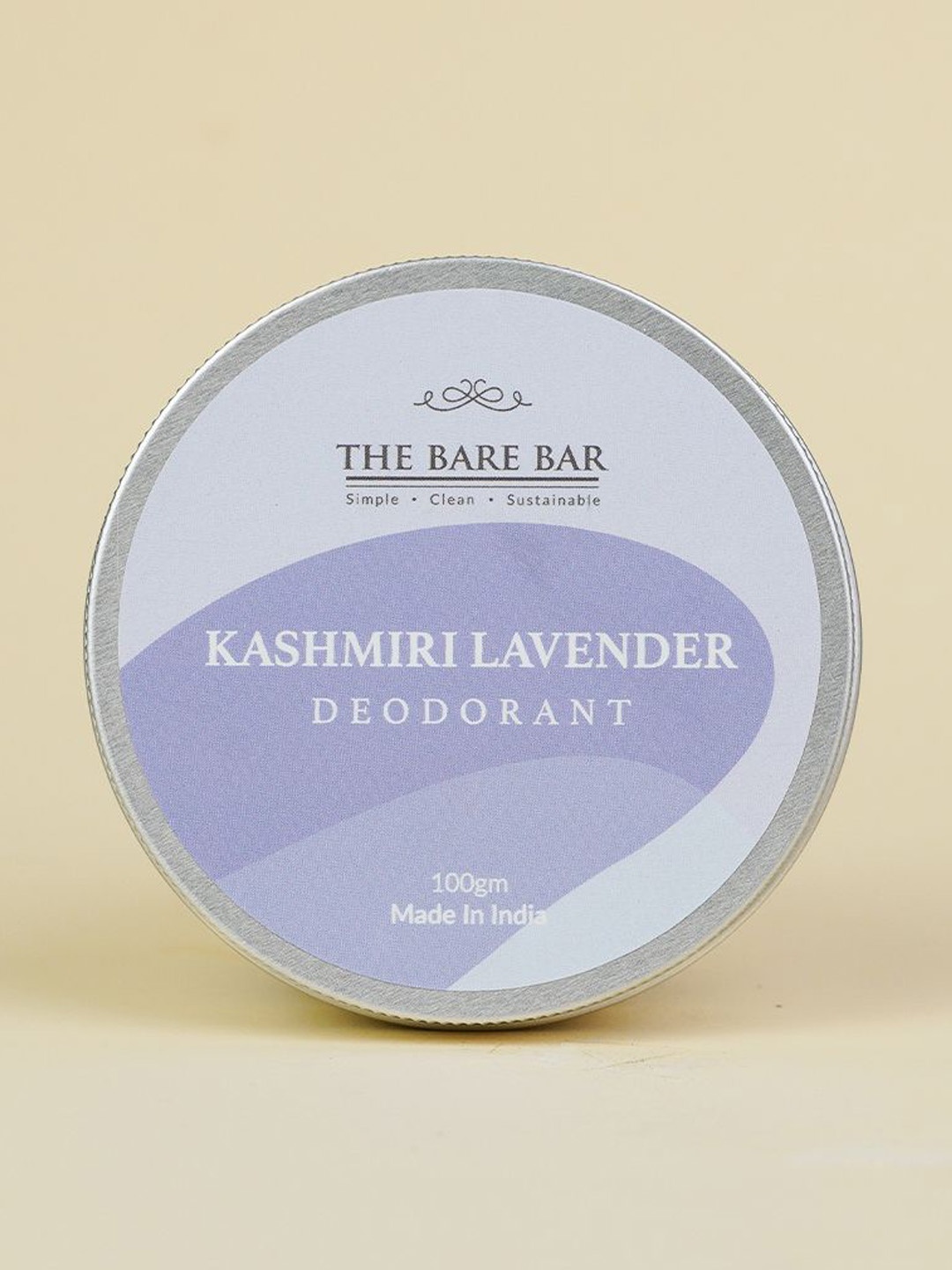 

The Bare Bar Kashmiri Lavender Deodorant - 100 g, Cream