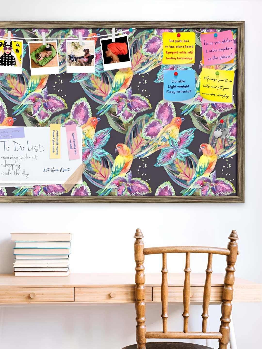 

ArtzFolio Wooden Notice Pin Board, Multi