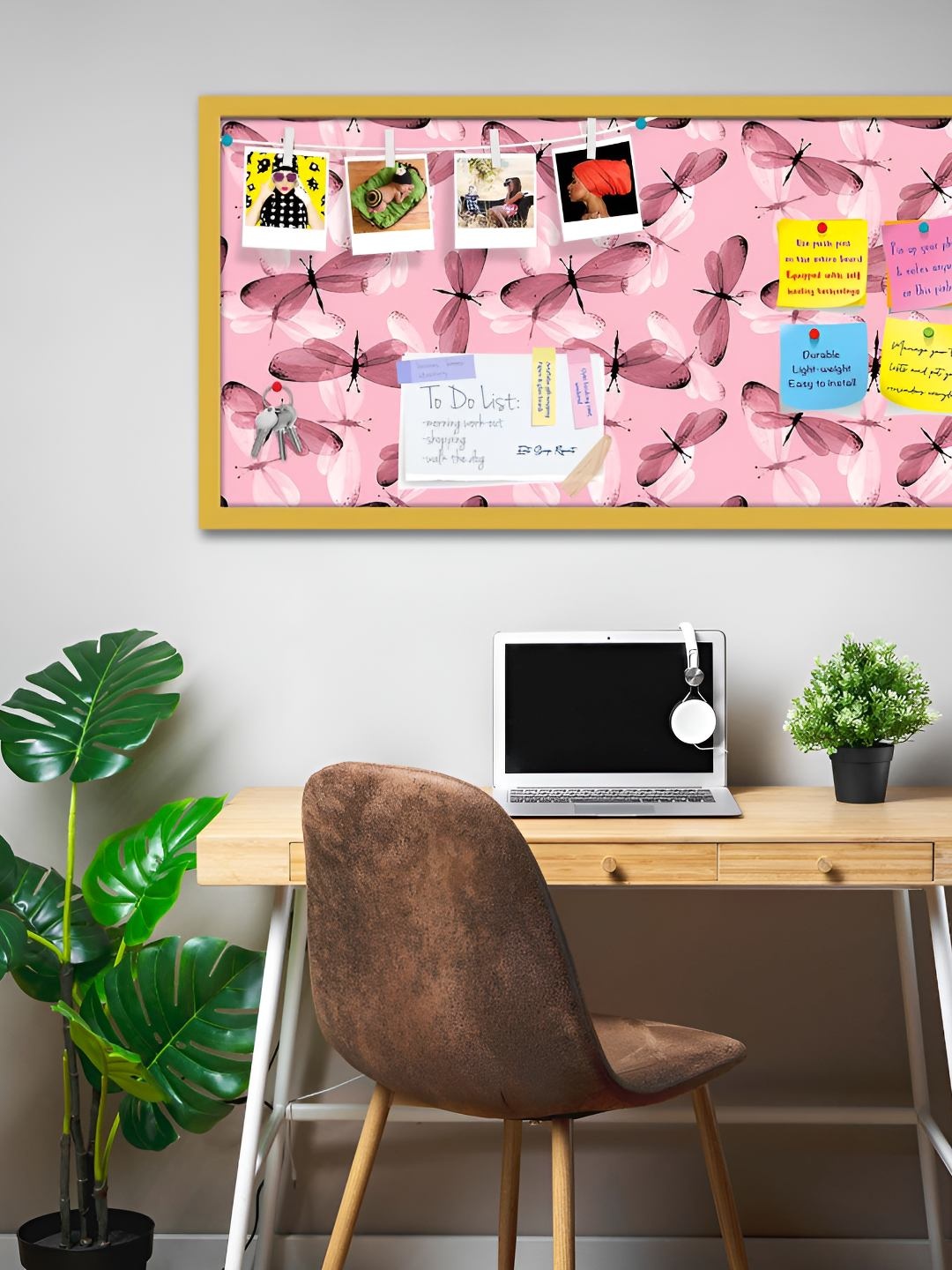 

ArtzFolio Wooden Notice Pin Board, Multi
