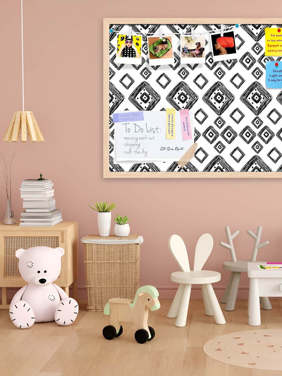 

ArtzFolio Wooden Notice Pin Board, Multi