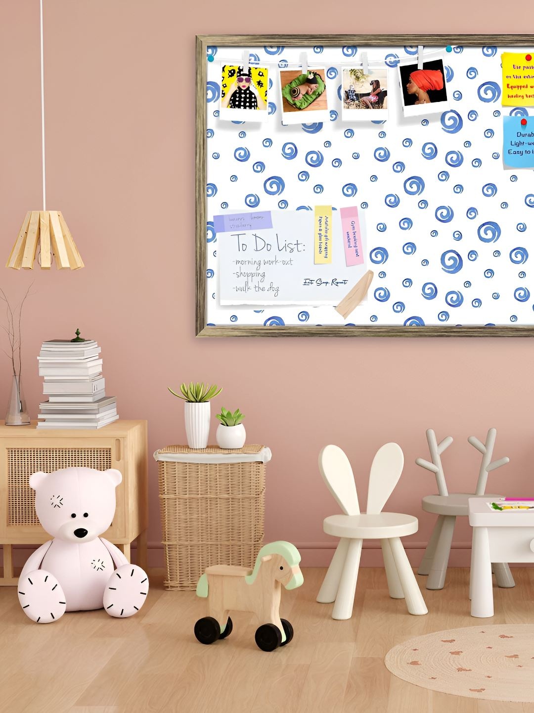 

ArtzFolio Wooden Notice Pin Board, Multi