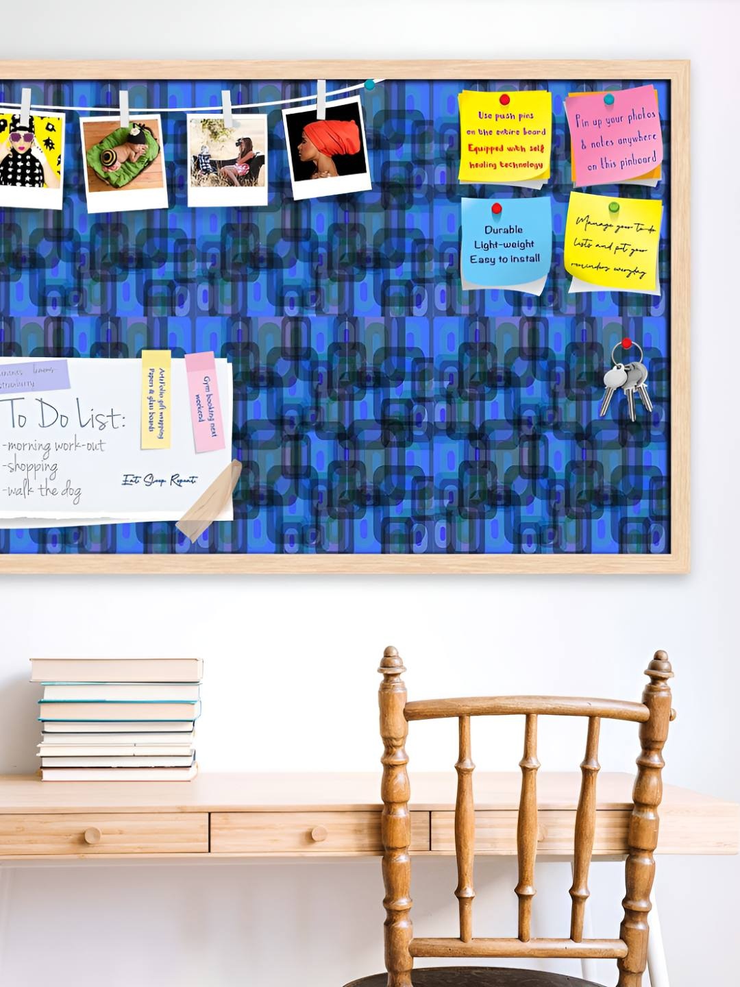

ArtzFolio Wooden Notice Pin Board, Multi