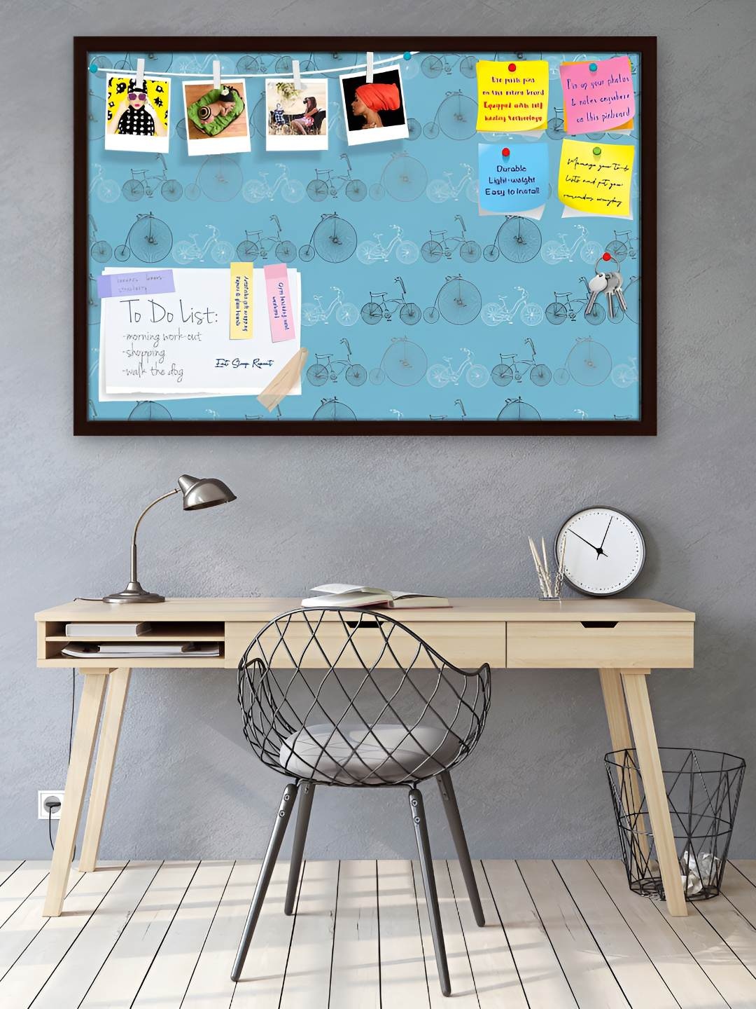 

ArtzFolio Wooden Notice Pin Board, Multi