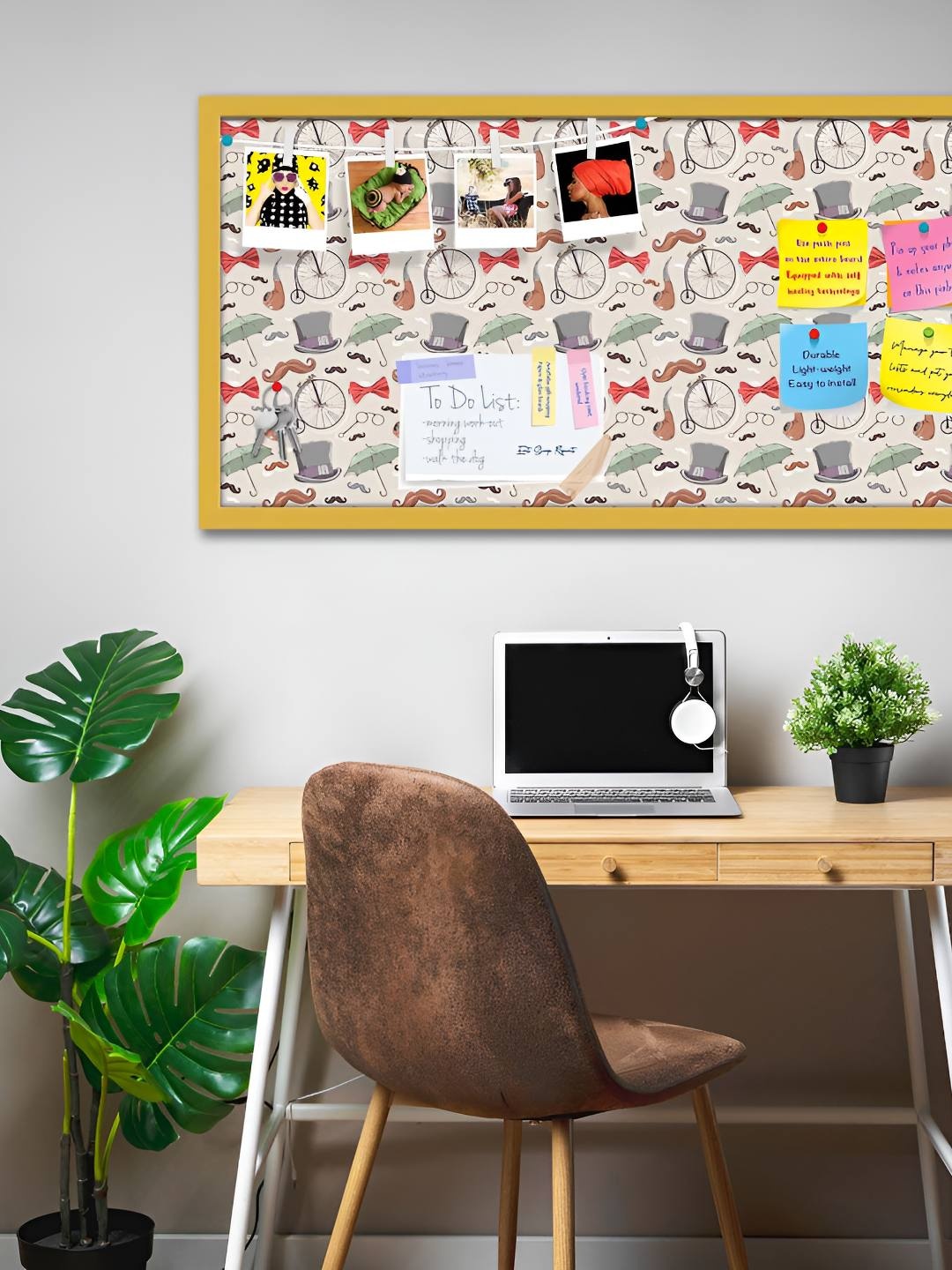 

ArtzFolio Wooden Notice Pin Board, Multi