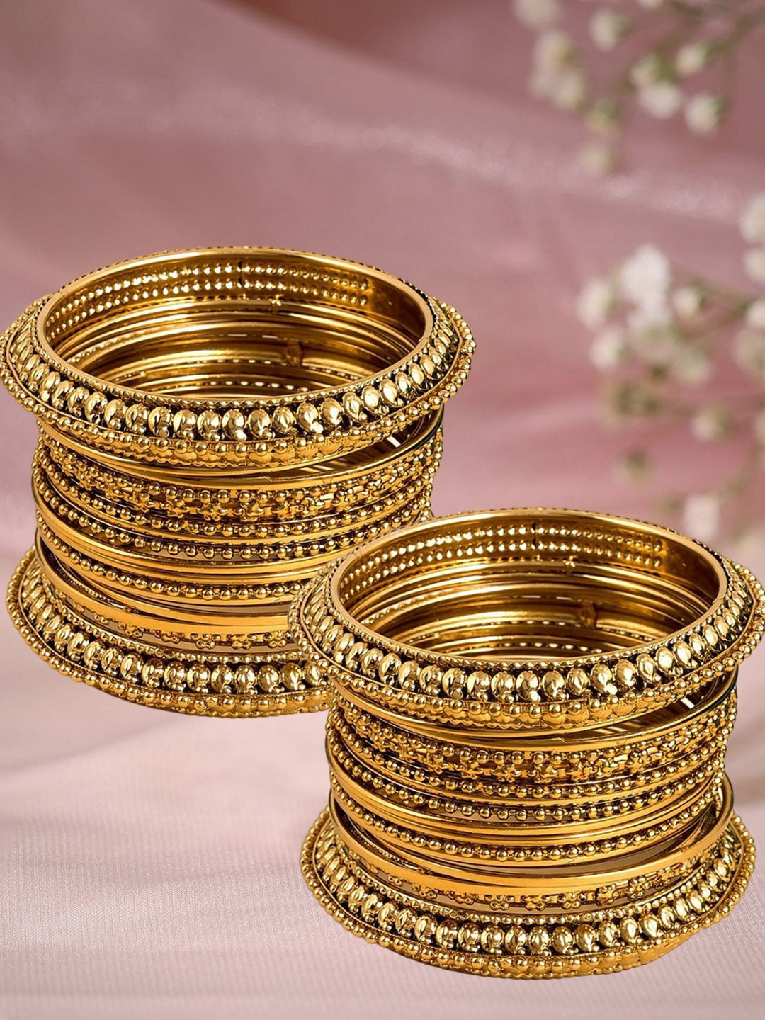 

Anouk Set Of 32 Gold Bangles