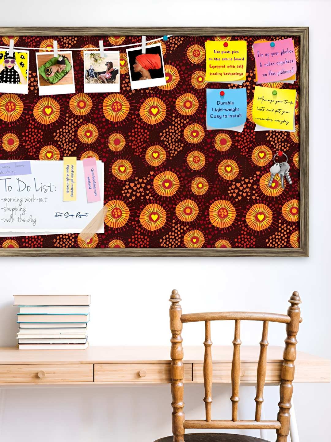 

ArtzFolio Wooden Notice Pin Board, Multi