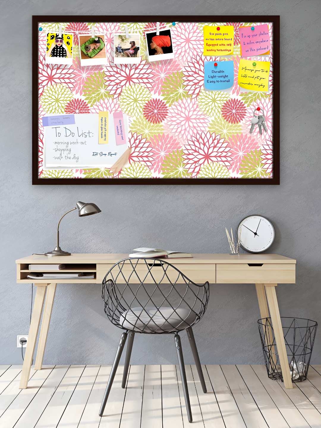 

ArtzFolio Wooden Notice Pin Board, Multi