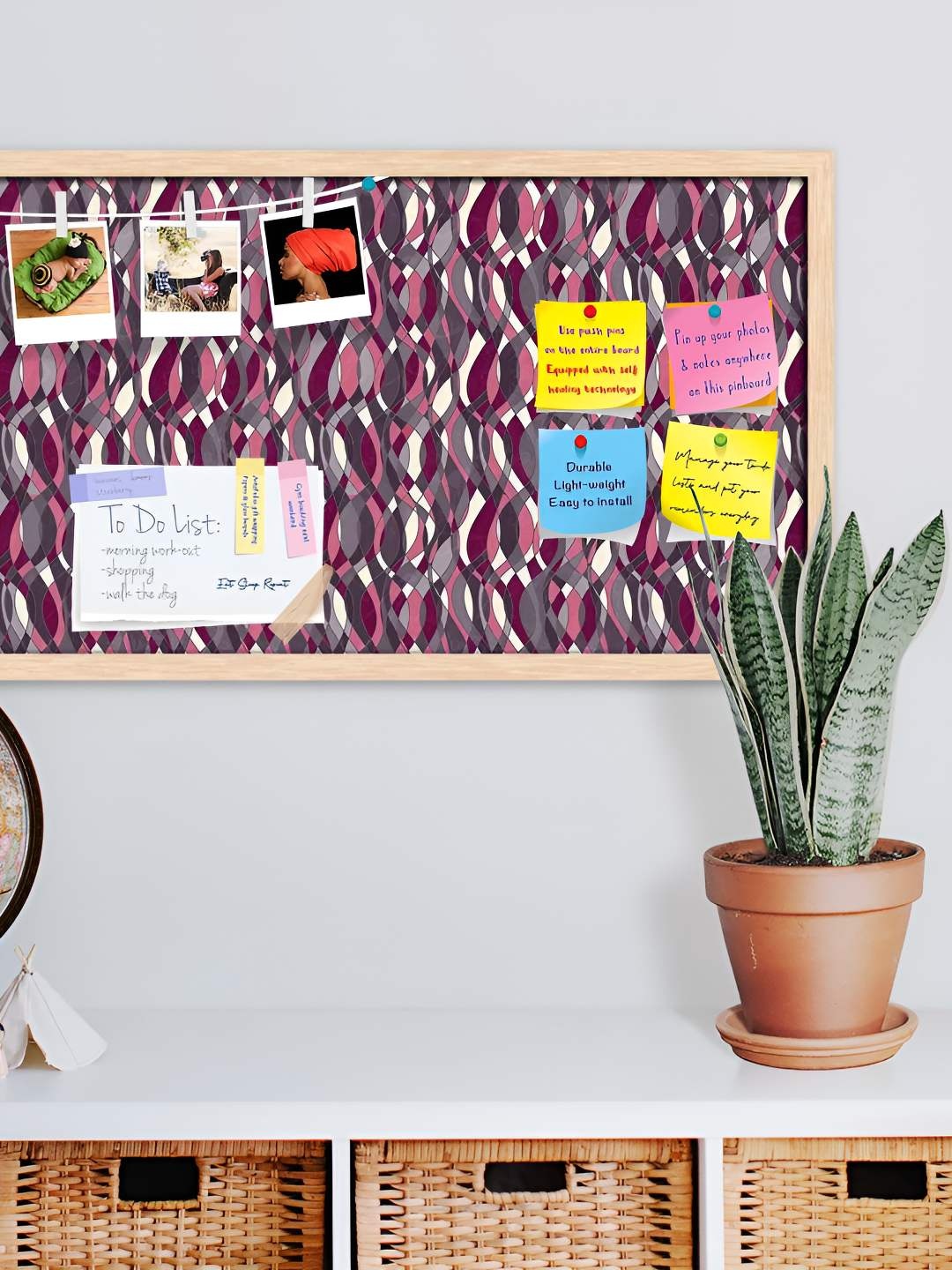 

ArtzFolio Wooden Notice Pin Board, Multi