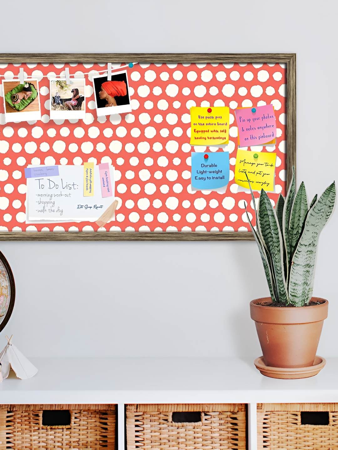 

ArtzFolio Wooden Notice Pin Board, Multi