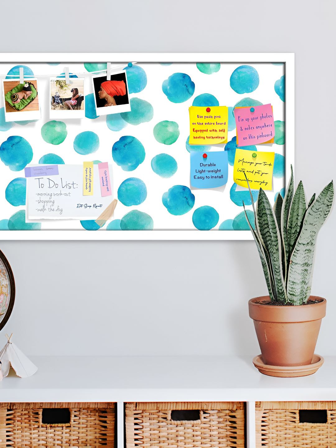 

ArtzFolio Wooden Notice Pin Board, Multi