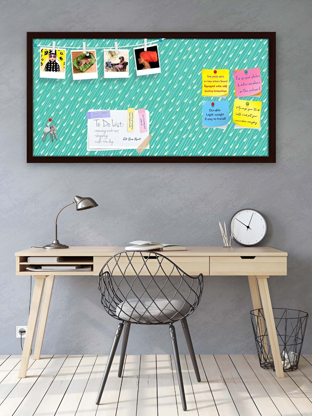 

ArtzFolio Wooden Notice Pin Board, Multi