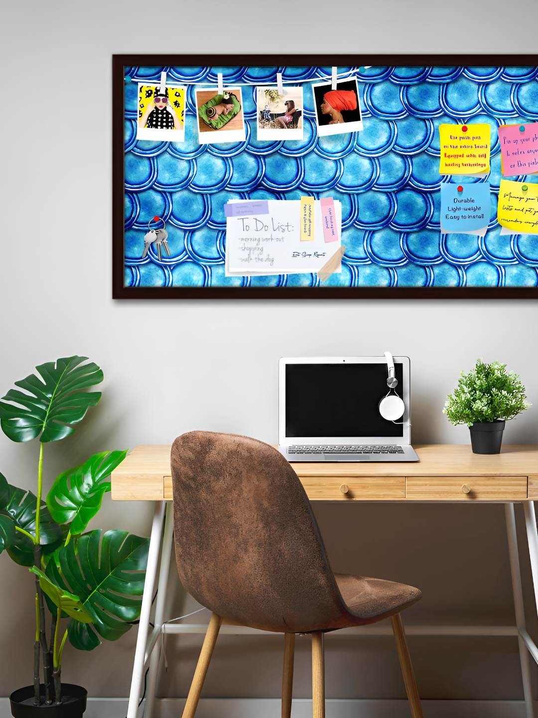 

ArtzFolio Wooden Notice Pin Board, Multi