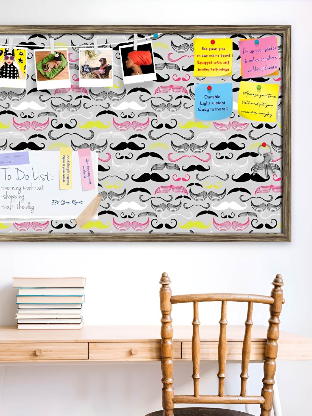 

ArtzFolio Wooden Notice Pin Board, Multi