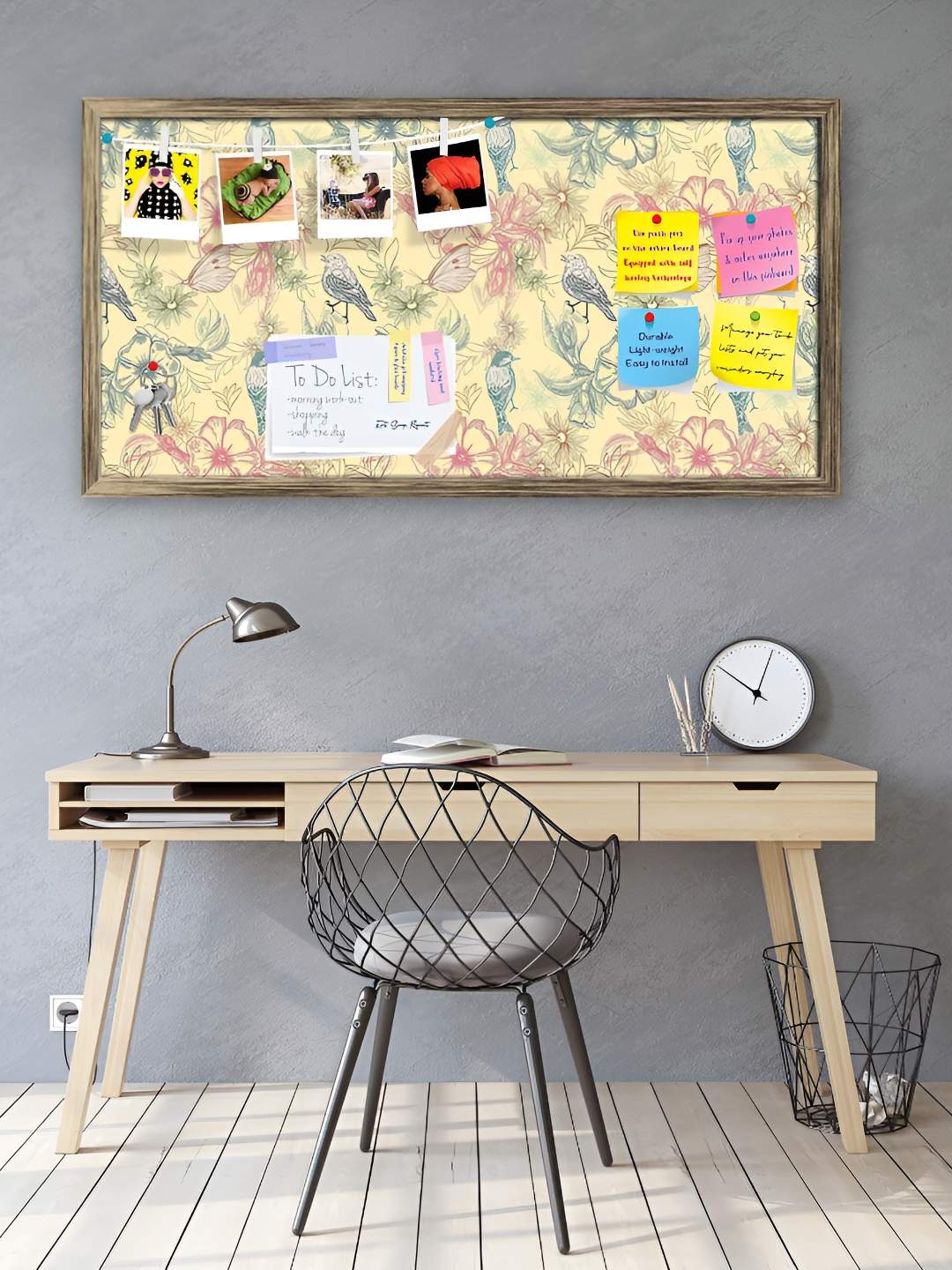 

ArtzFolio Wooden Notice Pin Board, Multi