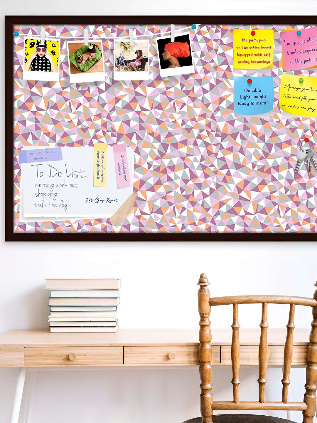 

ArtzFolio Wooden Notice Pin Board, Multi