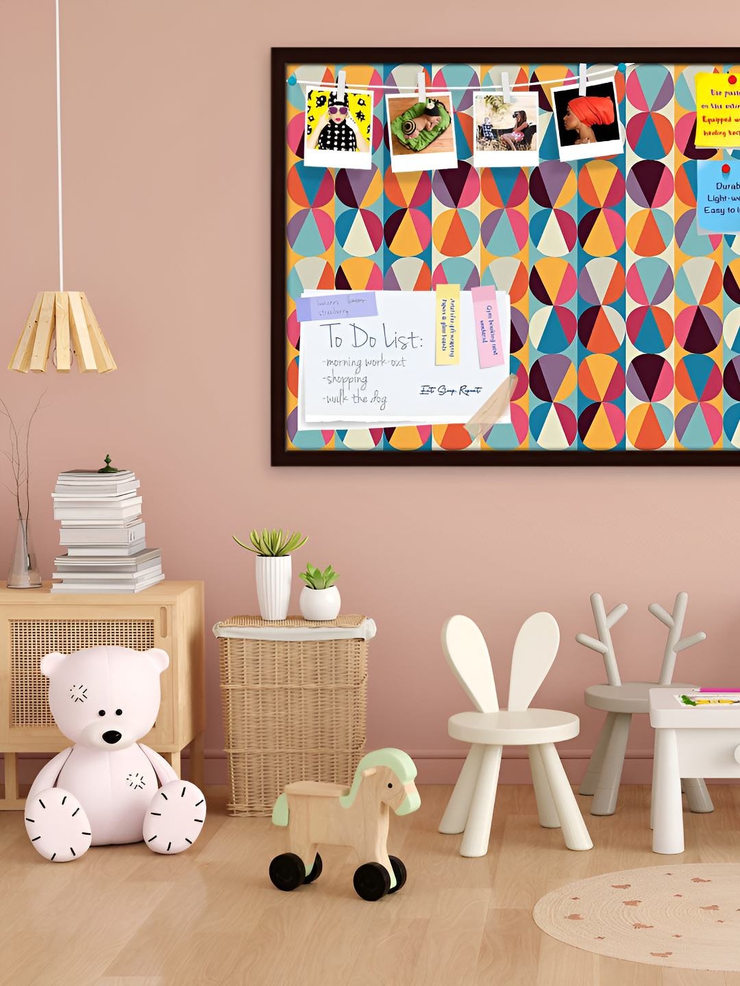 

ArtzFolio Wooden Notice Pin Board, Multi