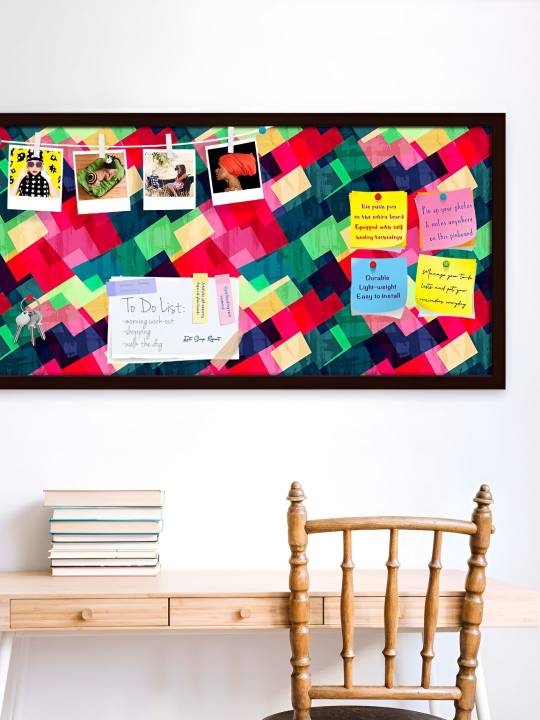 

ArtzFolio Wooden Notice Pin Board, Multi