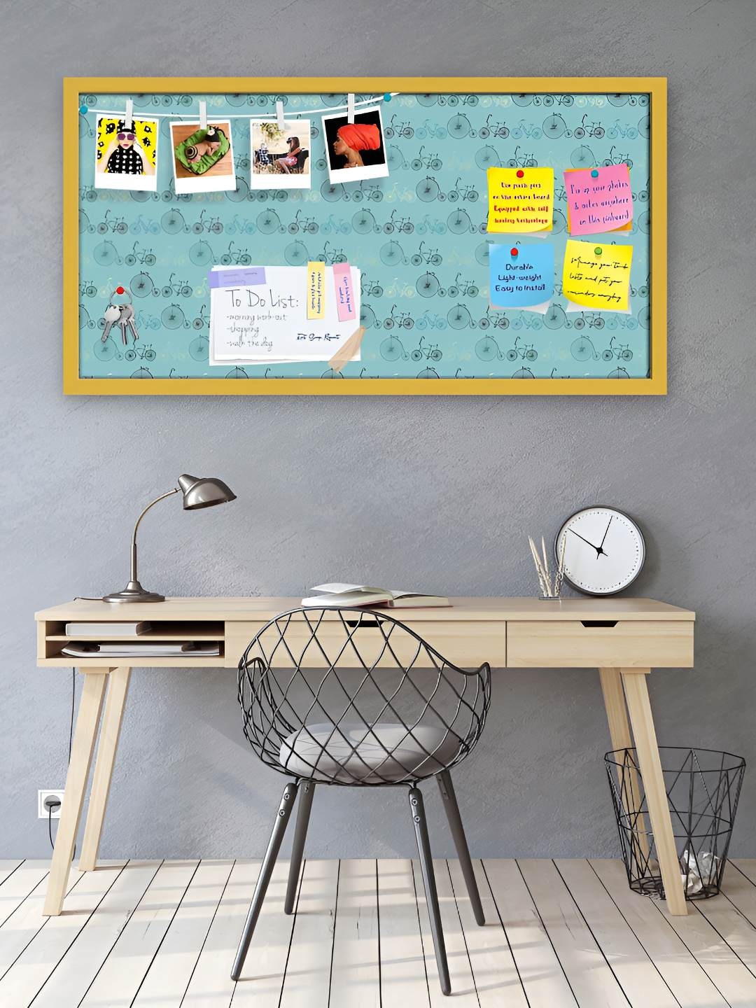 

ArtzFolio Wooden Notice Pin Board, Multi