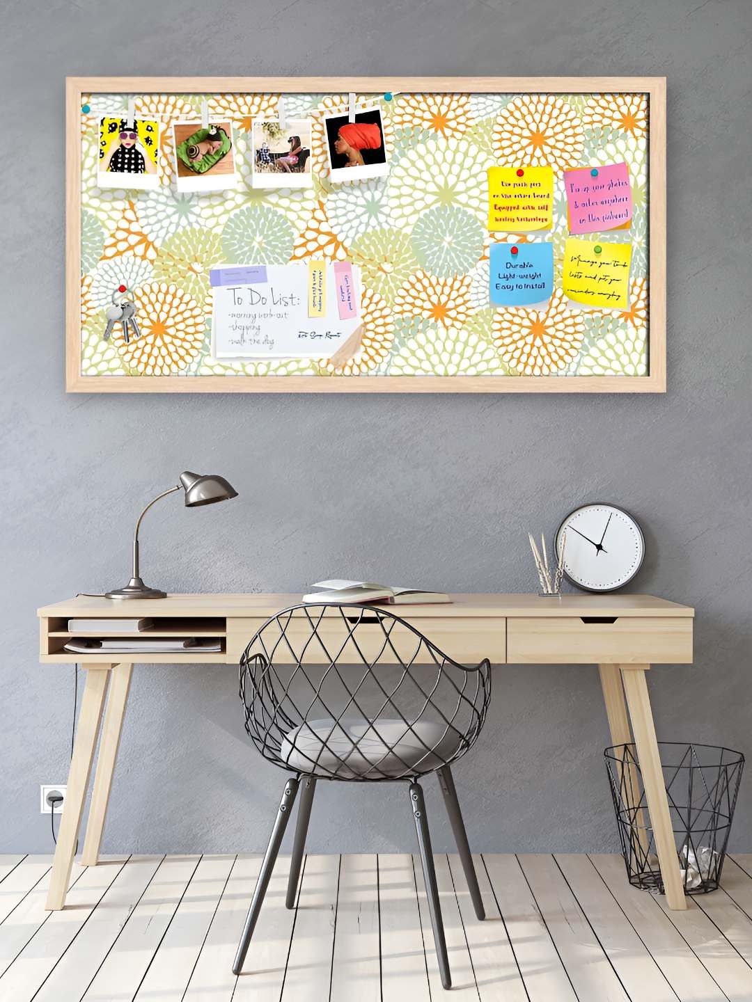 

ArtzFolio Wooden Notice Pin Board, Multi