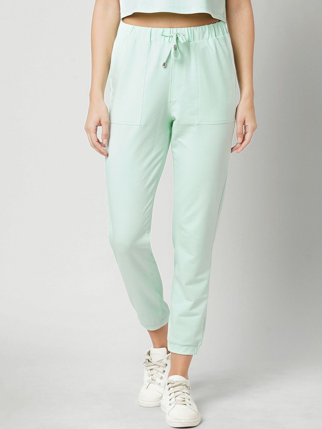 

Kraus Jeans Women Loose Fit High-Rise Trousers, Green