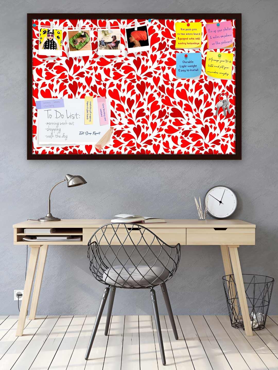 

ArtzFolio Wooden Notice Pin Board, Multi