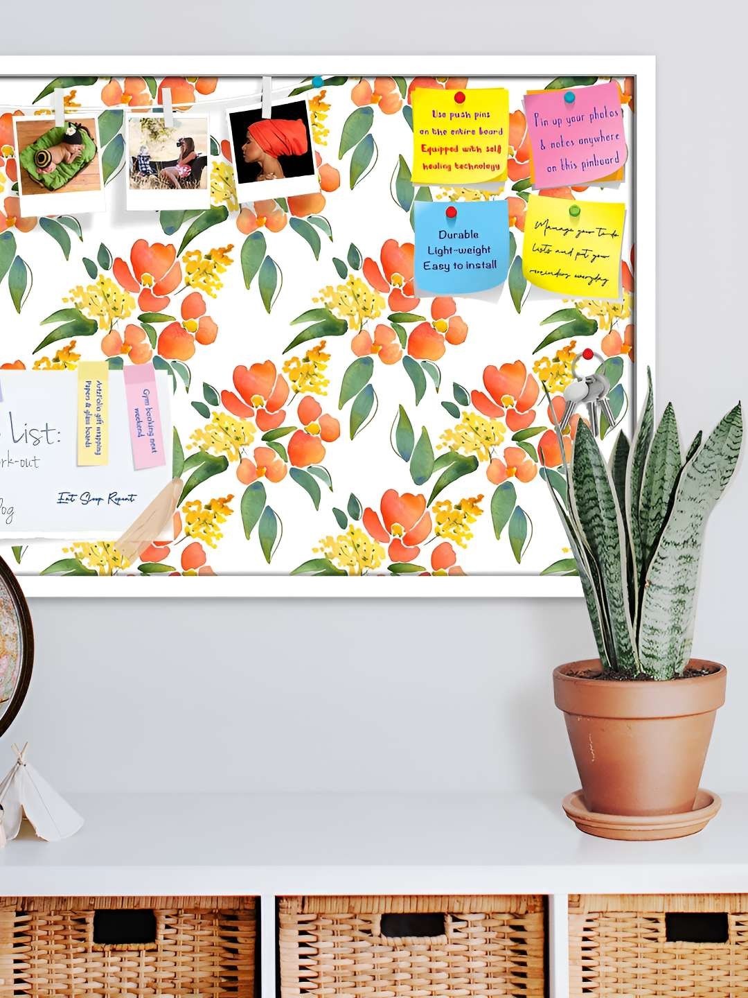 

ArtzFolio Wooden Notice Pin Board, Multi