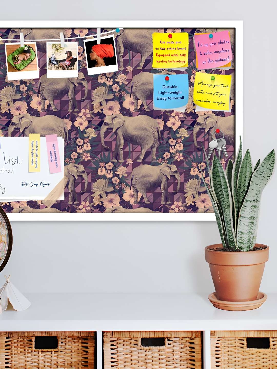 

ArtzFolio Wooden Notice Pin Board, Multi