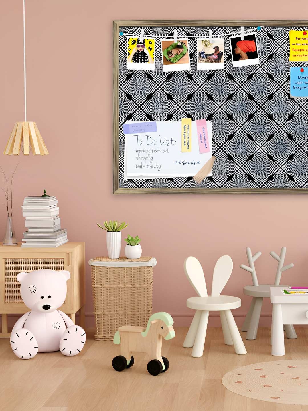 

ArtzFolio Wooden Notice Pin Board, Multi