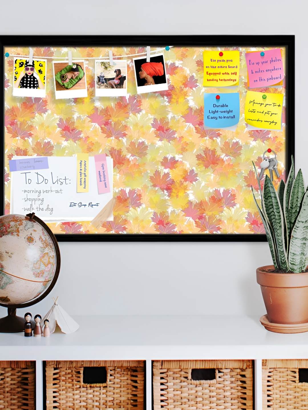 

ArtzFolio Wooden Notice Pin Board, Multi