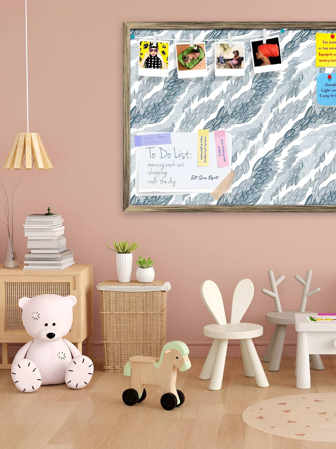 

ArtzFolio Wooden Notice Pin Board, Multi