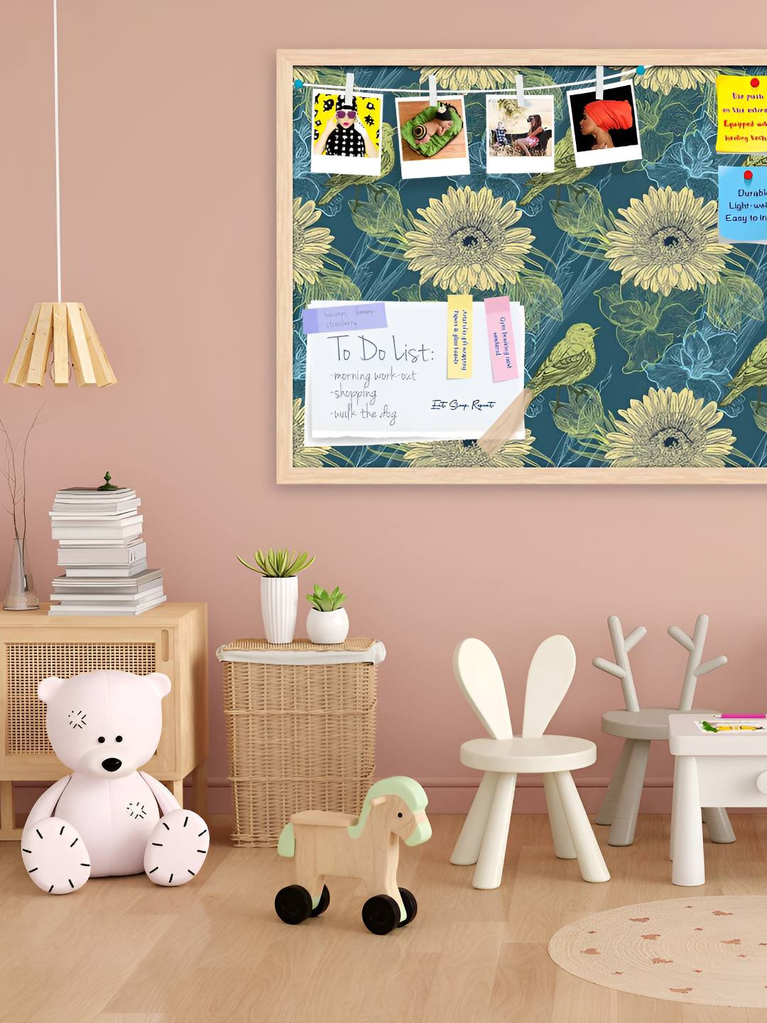 

ArtzFolio Wooden Notice Pin Board, Multi