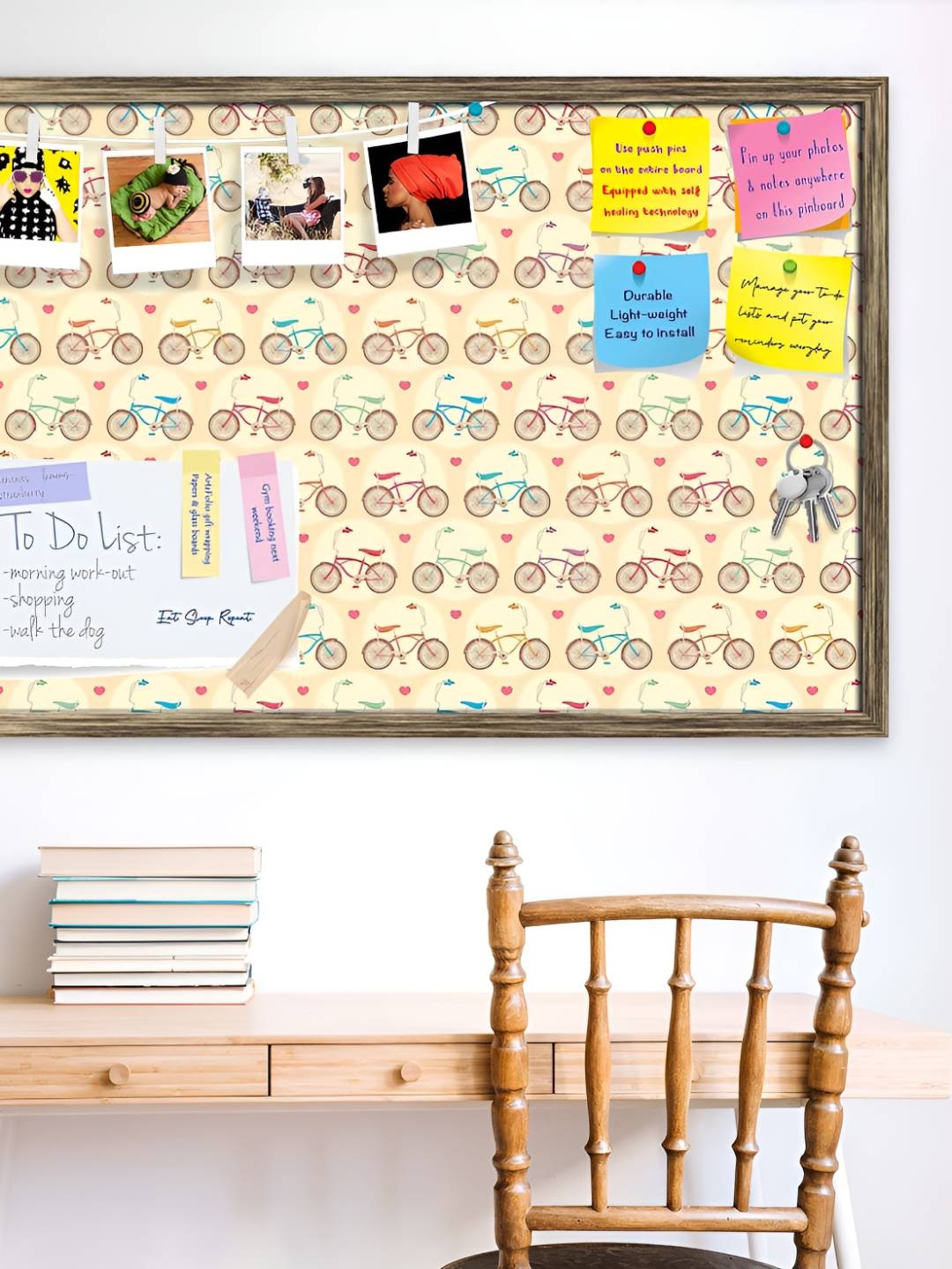 

ArtzFolio Wooden Notice Pin Board, Multi