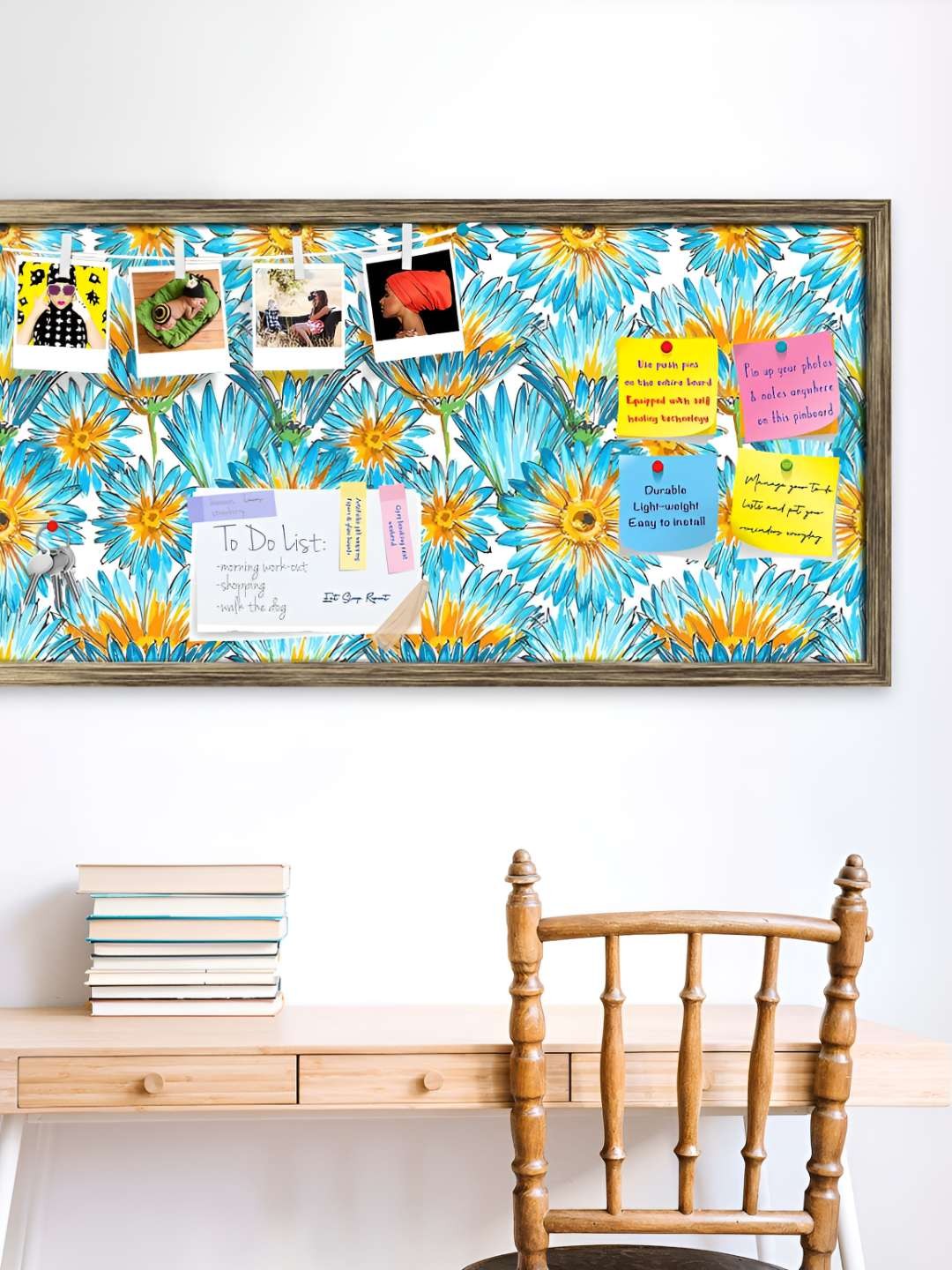 

ArtzFolio Wooden Notice Pin Board, Multi