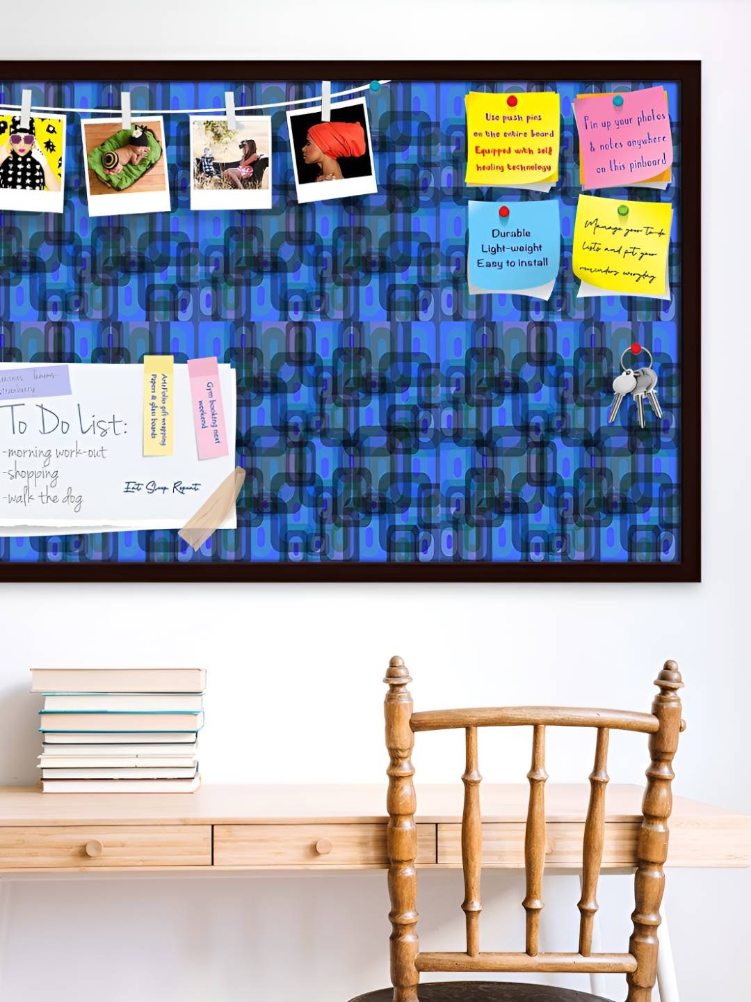 

ArtzFolio Wooden Notice Pin Board, Multi