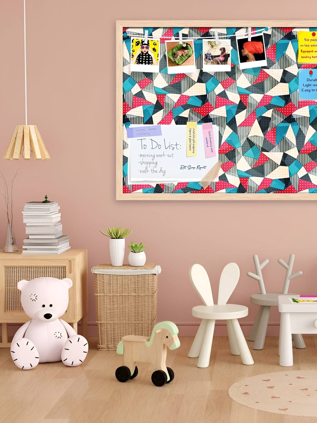 

ArtzFolio Wooden Notice Pin Board, Multi