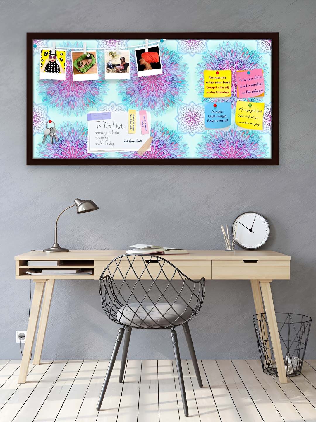 

ArtzFolio Wooden Notice Pin Board, Multi